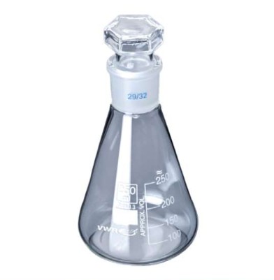 VWR Erlenmeyer Flask with Stopper